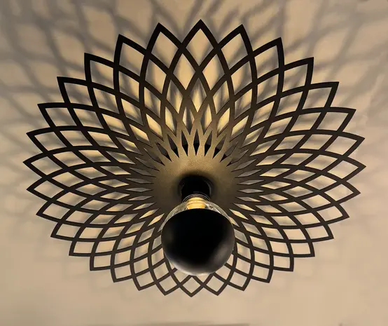 Ylumen Wandlamp Ombra Ø 50 cm zwart Ylumen Wandlamp Ombra Ø 50 cm zwart