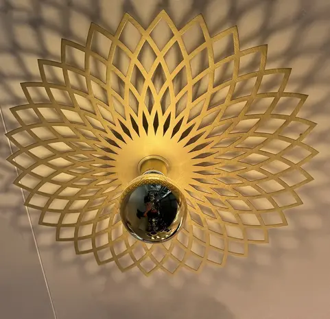 Ylumen Wandlamp Ombra Ø 50 cm mat goud Ylumen Wandlamp Ombra Ø 50 cm mat goud