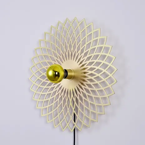 Ylumen Wandlamp Ombra Ø 50 cm mat goud Ylumen Wandlamp Ombra Ø 50 cm mat goud