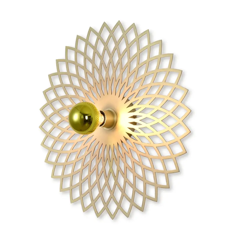 Ylumen Wandlamp Ombra Ø 50 cm mat goud Ylumen Wandlamp Ombra Ø 50 cm mat goud