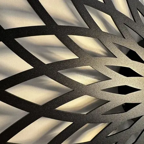 Ylumen Wandlamp Ombra Ø 50 cm zwart Ylumen Wandlamp Ombra Ø 50 cm zwart