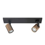 Highlight Spot HALO 2 lichts balk brons zwart Highlight Spot HALO 2 lichts balk brons zwart