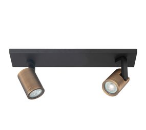 Highlight Spot HALO 2 lichts balk brons zwart