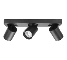 Highlight Spot Oliver 3 lichts balk zwart