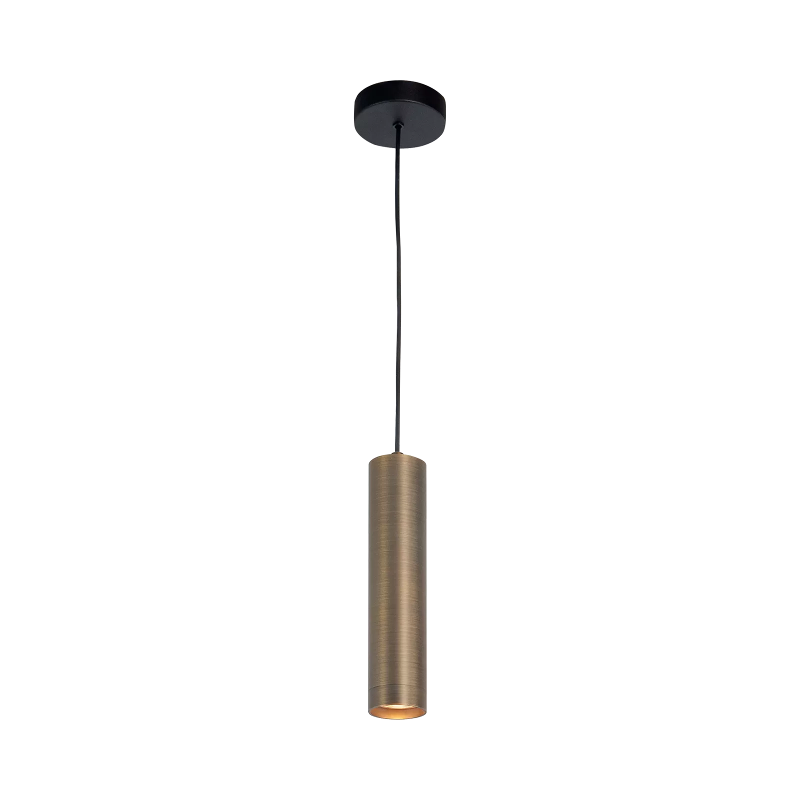 Highlight Hanglamp Perugia 1 lichts brons zwart