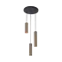 Hanglamp Perugia 3 lichts Ø 30 cm brons zwart Hanglamp Perugia 3 lichts Ø 30 cm brons zwart