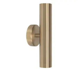 Highlight Wandlamp Perugia 2 lichts H 28 cm mat goud Highlight Wandlamp Perugia 2 lichts H 28 cm mat goud