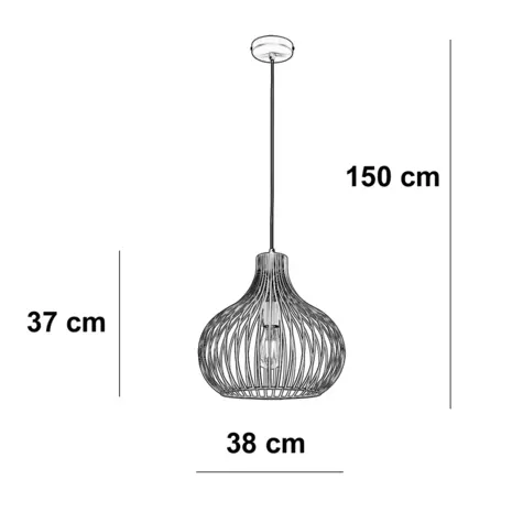 Freelight Hanglamp Aglio Ø 38 cm beige