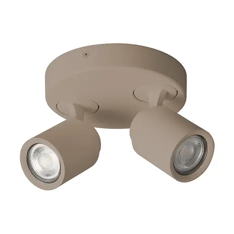 Freelight Spot Razza 2 lichts Ø 17 cm GU10 beige Freelight Spot Razza 2 lichts Ø 17 cm GU10 beige