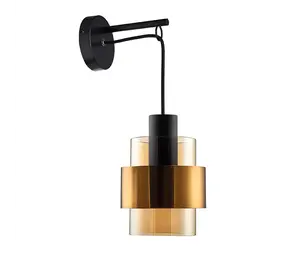 Freelight Wandlamp Chiasso H 40 cm zwart goud Freelight Wandlamp Chiasso H 40 cm zwart goud