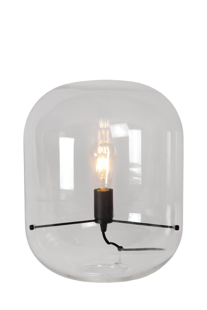Lucide VITRO - Tafellamp - Ø 35 cm - 1xE27 - Transparant Lucide VITRO - Tafellamp - Ø 35 cm - 1xE27 - Transparant