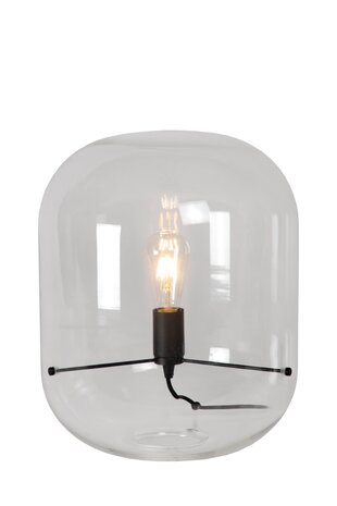Lucide VITRO - Tafellamp - Ø 35 cm - 1xE27 - Transparant Lucide VITRO - Tafellamp - Ø 35 cm - 1xE27 - Transparant