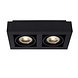 Lucide ZEFIX - Plafondspot - LED Dim to warm - GU10 (ES111) - 2x12W 2200K/3000K - Zwart Lucide ZEFIX - Plafondspot - LED Dim to warm - GU10 (ES111) - 2x12W 2200K/3000K - Zwart