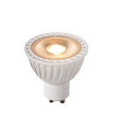 Lucide MR16 - Led lamp - Ø 5 cm - LED 3 StepDim - GU10 (MR16) - 1x5W 2700K - Wit Lucide MR16 - Led lamp - Ø 5 cm - LED 3 StepDim - GU10 (MR16) - 1x5W 2700K - Wit