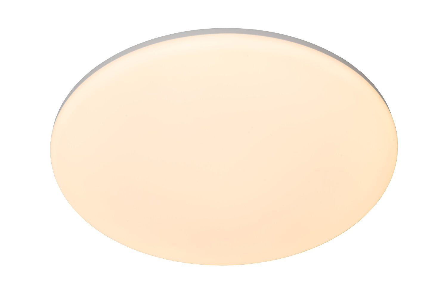 Lucide OLSON - Plafonnière Badkamer - Ø 45 cm - LED - CCT - 1x45W 3000K/6500K - IP44 - Opaal