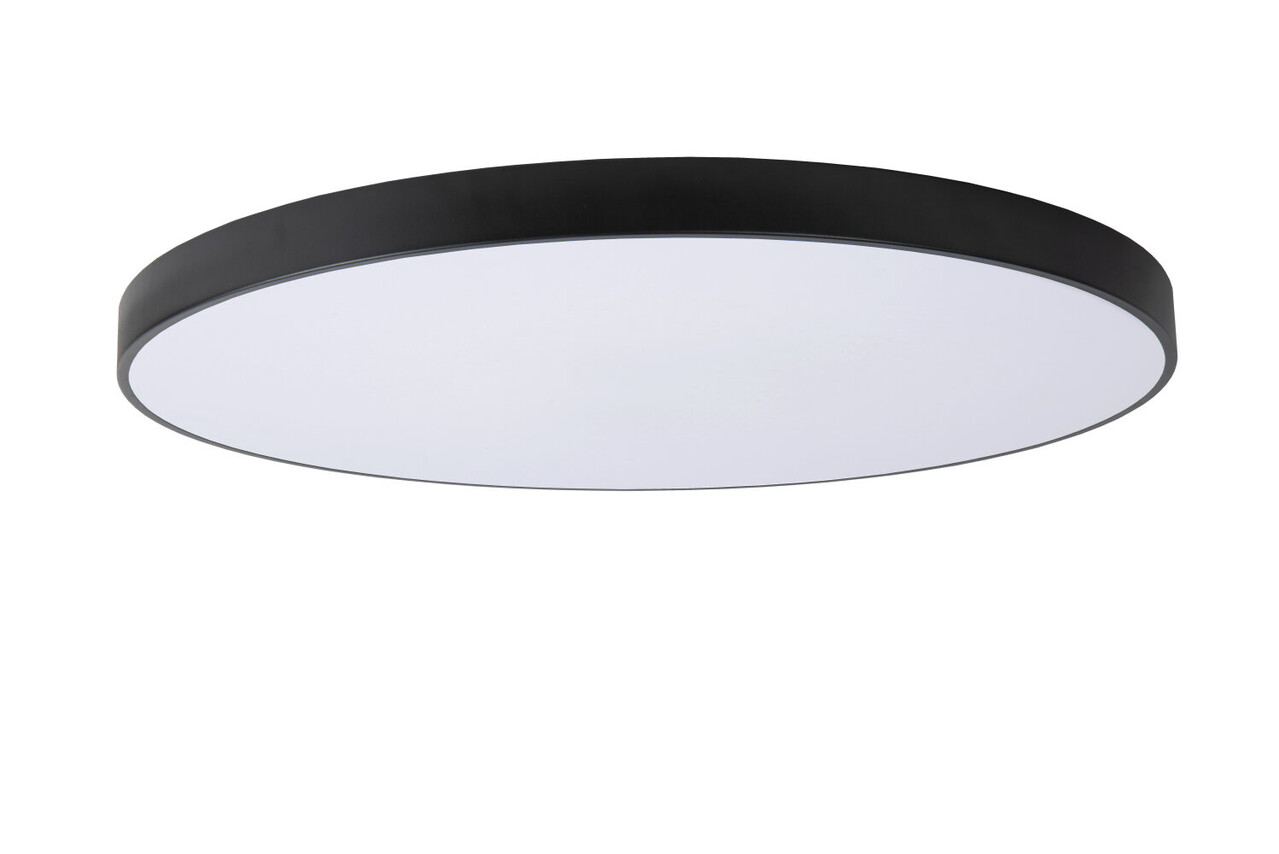 Lucide UNAR - Plafonnière - Ø 80 cm - LED 3 StepDim (Memory) - 1x80W 2700K - Zwart Lucide UNAR - Plafonnière - Ø 80 cm - LED 3 StepDim (Memory) - 1x80W 2700K - Zwart