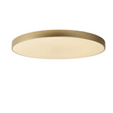 Lucide UNAR - Plafonnière - Ø 80 cm - LED 3 StepDim (Memory) - 1x80W 2700K - Mat Goud / Messing