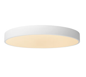 Lucide UNAR - Plafonnière - Ø 49,5 cm - LED 3 StepDim (Memory) - 1x36W 2700K - Wit Lucide UNAR - Plafonnière - Ø 49,5 cm - LED 3 StepDim (Memory) - 1x36W 2700K - Wit
