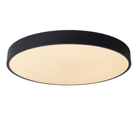 Lucide UNAR - Plafonnière - Ø 49,5 cm - LED 3 StepDim (Memory) - 1x36W 2700K - Zwart Lucide UNAR - Plafonnière - Ø 49,5 cm - LED 3 StepDim (Memory) - 1x36W 2700K - Zwart