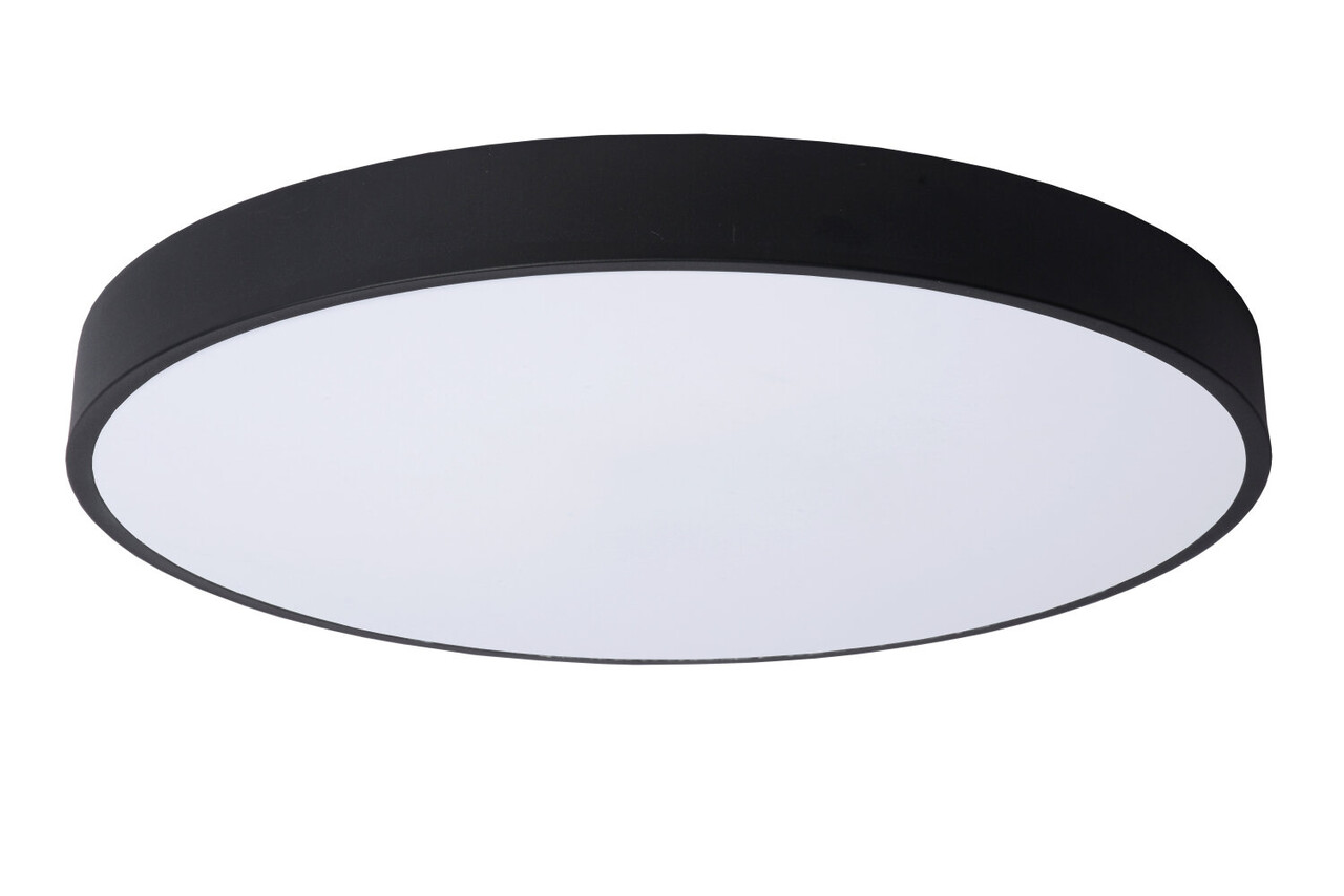 Lucide UNAR - Plafonnière - Ø 49,5 cm - LED 3 StepDim (Memory) - 1x36W 2700K - Zwart Lucide UNAR - Plafonnière - Ø 49,5 cm - LED 3 StepDim (Memory) - 1x36W 2700K - Zwart