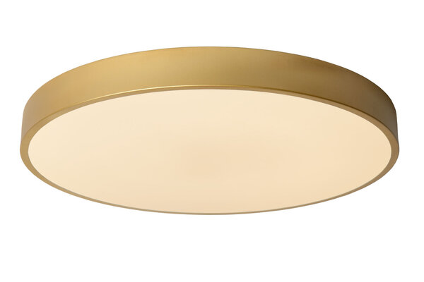 Lucide UNAR - Plafonnière - Ø 49,5 cm - LED 3 StepDim (Memory) - 1x36W 2700K - Mat Goud / Messing Lucide UNAR - Plafonnière - Ø 49,5 cm - LED 3 StepDim (Memory) - 1x36W 2700K - Mat Goud / Messing