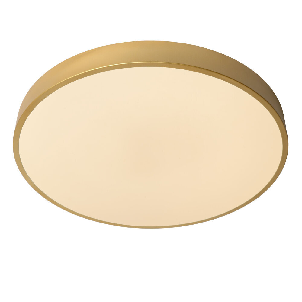 Lucide UNAR - Plafonnière - Ø 49,5 cm - LED 3 StepDim (Memory) - 1x36W 2700K - Mat Goud / Messing Lucide UNAR - Plafonnière - Ø 49,5 cm - LED 3 StepDim (Memory) - 1x36W 2700K - Mat Goud / Messing