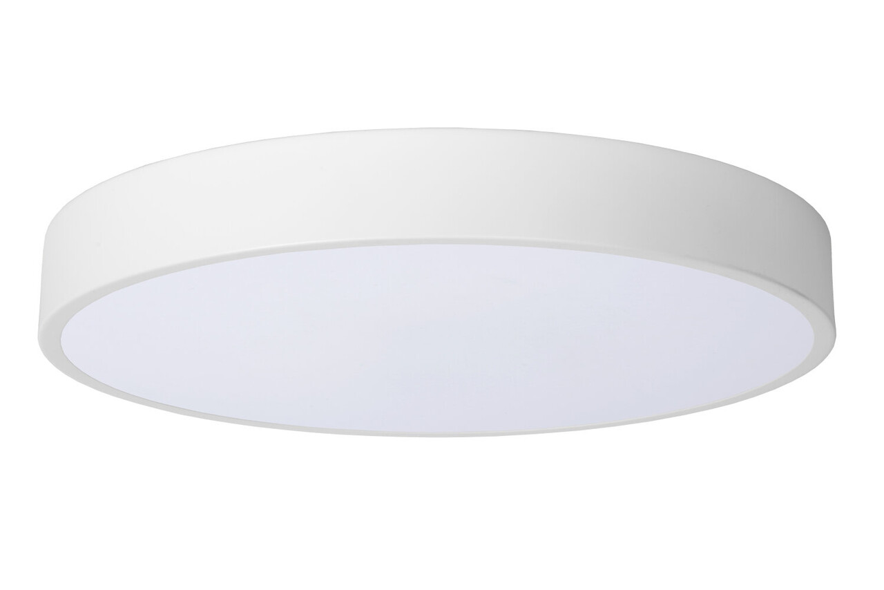 Lucide UNAR - Plafonnière - Ø 39,5 cm - LED 3 StepDim (Memory) - 1x24W 2700K - Wit Lucide UNAR - Plafonnière - Ø 39,5 cm - LED 3 StepDim (Memory) - 1x24W 2700K - Wit