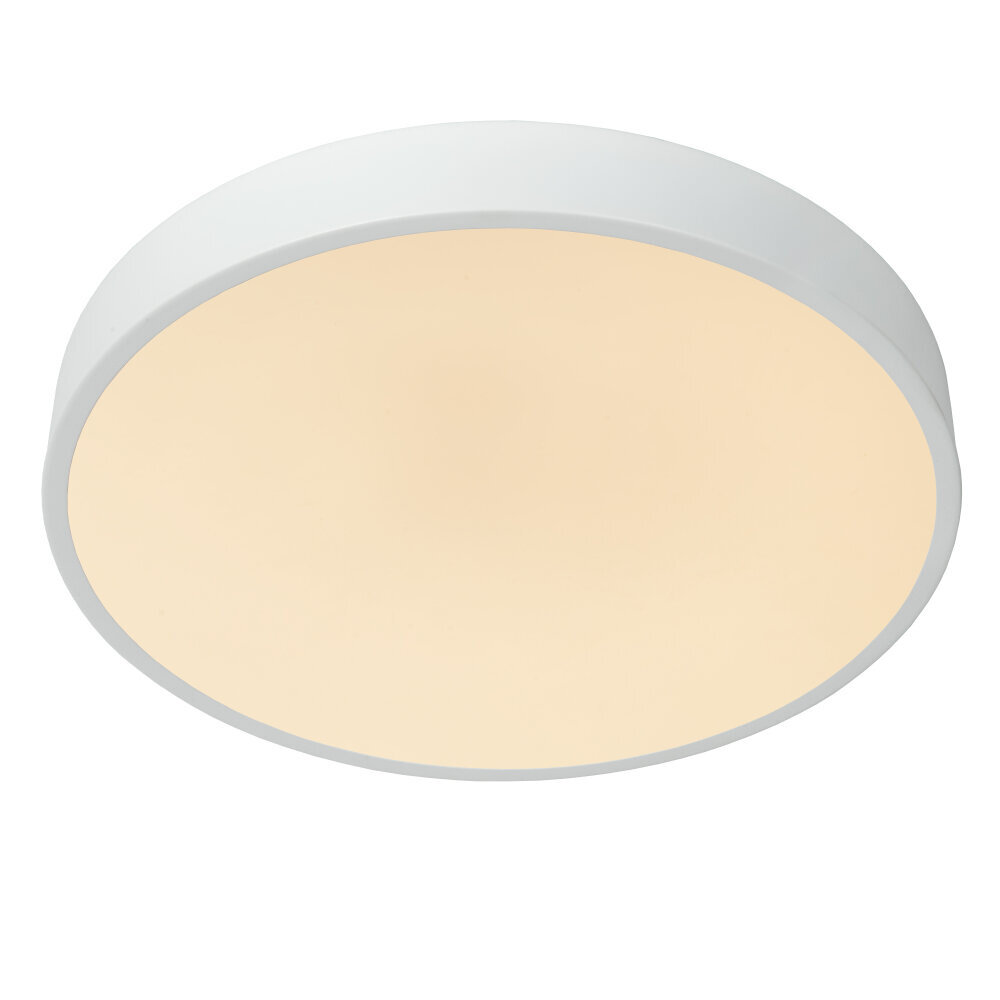 Lucide UNAR - Plafonnière - Ø 39,5 cm - LED 3 StepDim (Memory) - 1x24W 2700K - Wit Lucide UNAR - Plafonnière - Ø 39,5 cm - LED 3 StepDim (Memory) - 1x24W 2700K - Wit