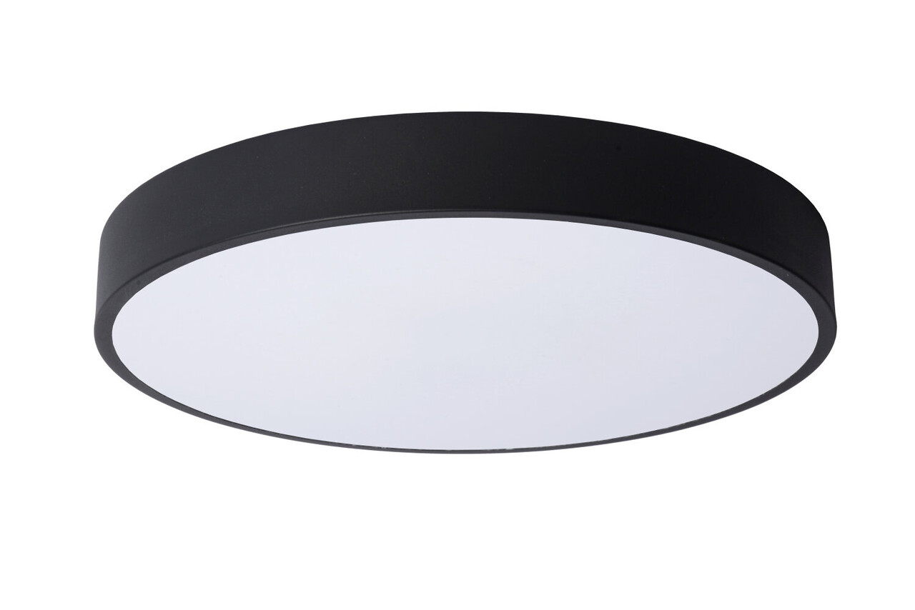 Lucide UNAR - Plafonnière - Ø 39,5 cm - LED 3 StepDim (Memory) - 1x24W 2700K - Zwart Lucide UNAR - Plafonnière - Ø 39,5 cm - LED 3 StepDim (Memory) - 1x24W 2700K - Zwart