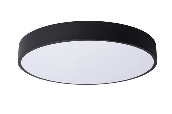 Lucide UNAR - Plafonnière - Ø 39,5 cm - LED 3 StepDim (Memory) - 1x24W 2700K - Zwart Lucide UNAR - Plafonnière - Ø 39,5 cm - LED 3 StepDim (Memory) - 1x24W 2700K - Zwart