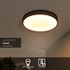 Lucide UNAR - Plafonnière - Ø 39,5 cm - LED 3 StepDim (Memory) - 1x24W 2700K - Zwart Lucide UNAR - Plafonnière - Ø 39,5 cm - LED 3 StepDim (Memory) - 1x24W 2700K - Zwart