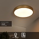 Lucide UNAR - Plafonnière - Ø 39,5 cm - LED 3 StepDim (Memory) - 1x24W 2700K - Mat Goud / Messing