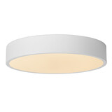 Lucide UNAR - Plafonnière - Ø 30 cm - LED 3 StepDim (Memory) - 1x18W 2700K - Wit Lucide UNAR - Plafonnière - Ø 30 cm - LED 3 StepDim (Memory) - 1x18W 2700K - Wit