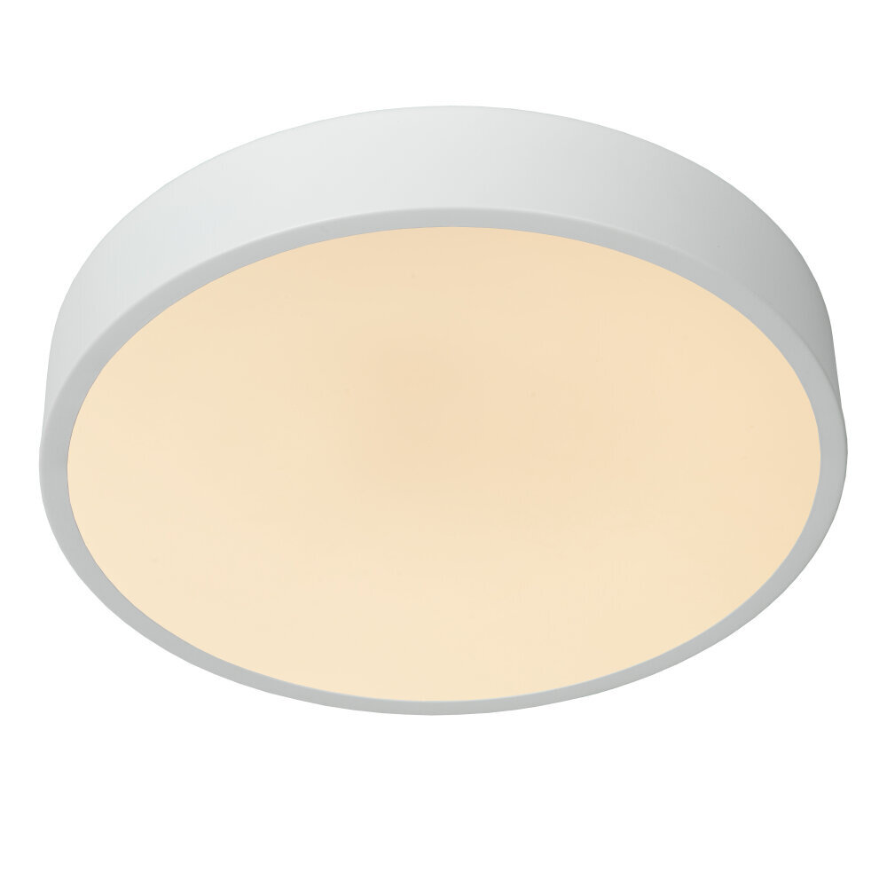 Lucide UNAR - Plafonnière - Ø 30 cm - LED 3 StepDim (Memory) - 1x18W 2700K - Wit Lucide UNAR - Plafonnière - Ø 30 cm - LED 3 StepDim (Memory) - 1x18W 2700K - Wit