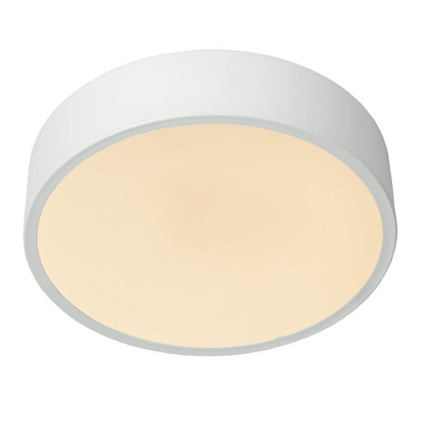 Lucide UNAR - Plafonnière - Ø 20 cm - LED 3 StepDim (Memory) - 1x12W 2700K - Wit Lucide UNAR - Plafonnière - Ø 20 cm - LED 3 StepDim (Memory) - 1x12W 2700K - Wit