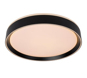 Lucide NURIA - Plafonnière - Ø 40 cm - LED 3 StepDim - 1x24W 2700K - Zwart Lucide NURIA - Plafonnière - Ø 40 cm - LED 3 StepDim - 1x24W 2700K - Zwart