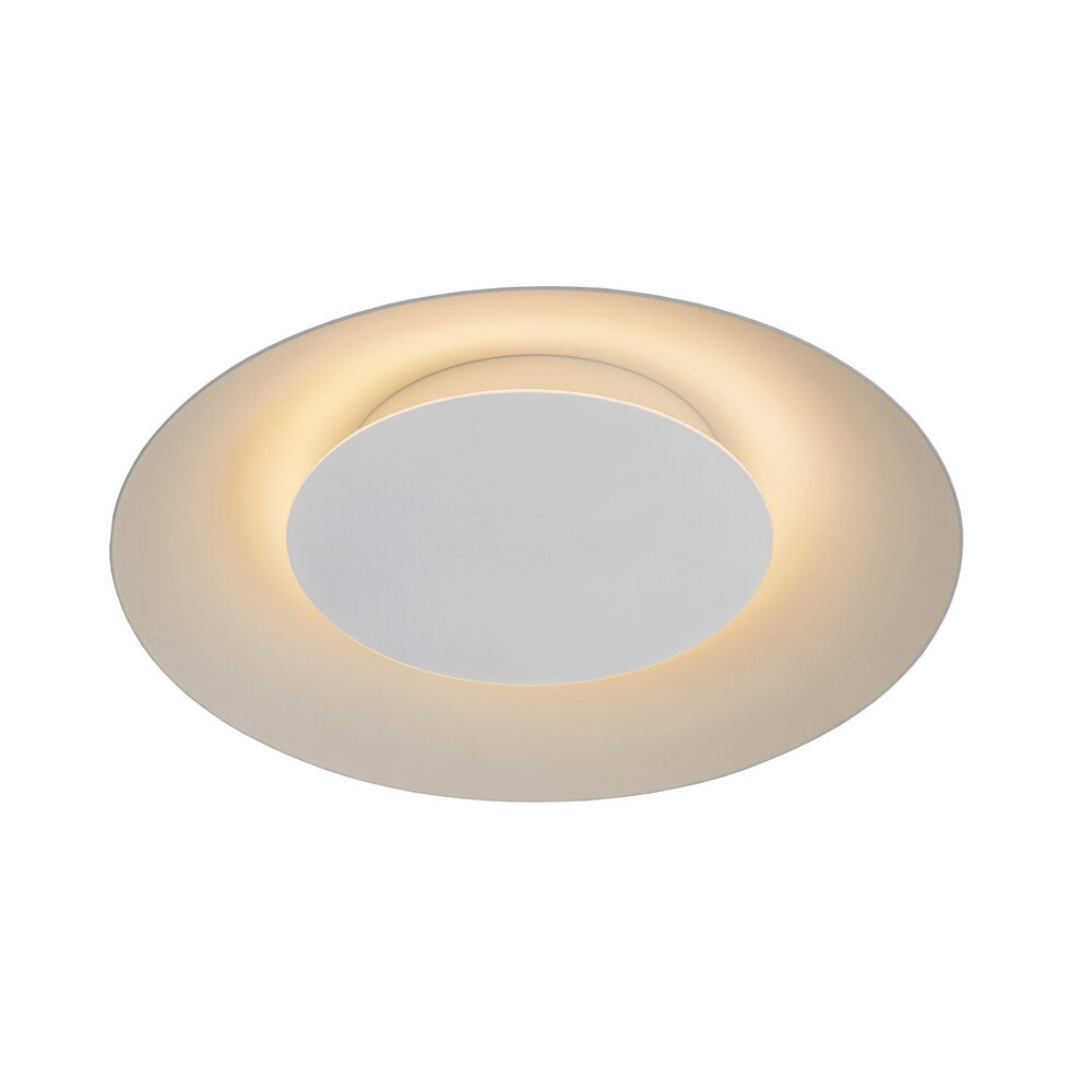 Lucide FOSKAL - Plafonnière - Ø 34,5 cm - LED - 1x12W 2700K - Wit