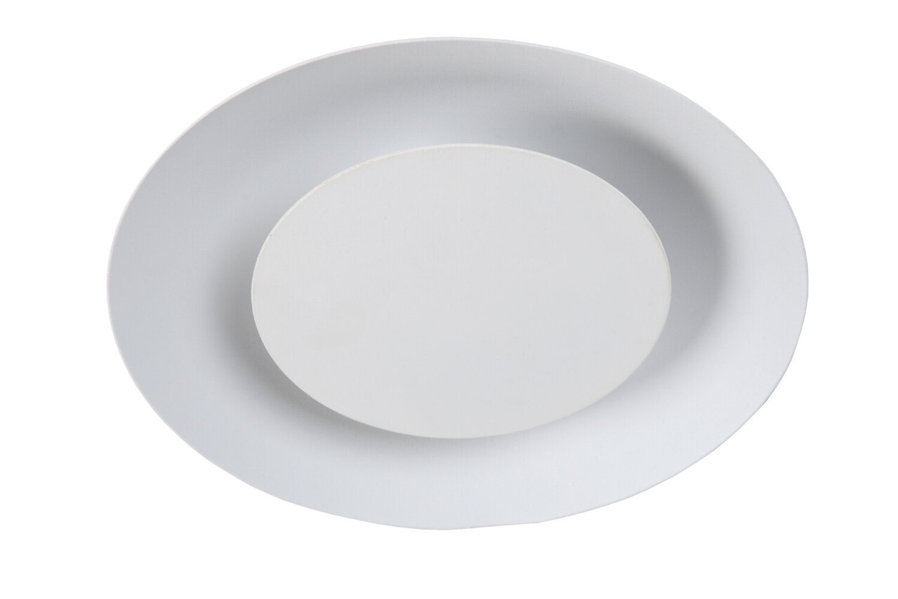 Lucide FOSKAL - Plafonnière - Ø 21,5 cm - LED - 1x6W 2700K - Wit