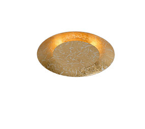 Lucide FOSKAL - Plafonnière - Ø 21,5 cm - LED - 1x6W 2700K - Messing