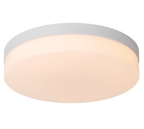 Lucide BISKIT - Plafonnière Badkamer - Ø 34,5 cm - LED - 1x24W 2700K - IP44 - Bewegingssensor - Wit Lucide BISKIT - Plafonnière Badkamer - Ø 34,5 cm - LED - 1x24W 2700K - IP44 - Bewegingssensor - Wit