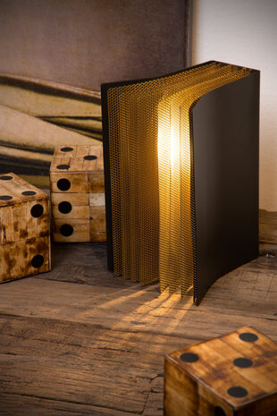 Lucide EXTRAVAGANZA LIVRET - Tafellamp - 1xE14 - Zwart Lucide EXTRAVAGANZA LIVRET - Tafellamp - 1xE14 - Zwart