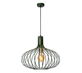Lucide MANUELA - Hanglamp - Ø 50 cm - 1xE27 - Groen Lucide MANUELA - Hanglamp - Ø 50 cm - 1xE27 - Groen