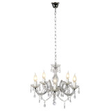 Lucide ARABESQUE - Kroonluchter - Ø 45 cm - 5xE14 - Transparant