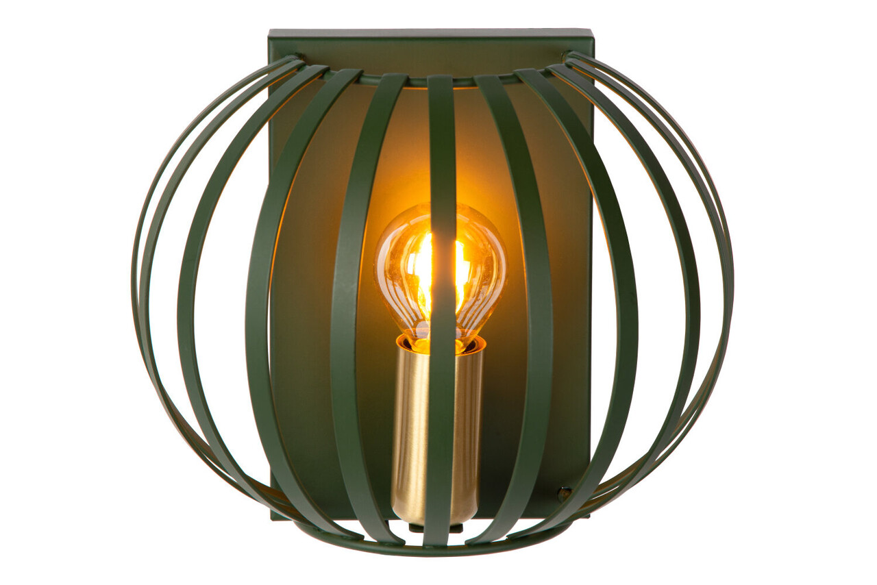Lucide MANUELA - Wandlamp - 1xE14 - Groen Lucide MANUELA - Wandlamp - 1xE14 - Groen