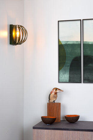 Lucide MANUELA - Wandlamp - 1xE14 - Groen Lucide MANUELA - Wandlamp - 1xE14 - Groen
