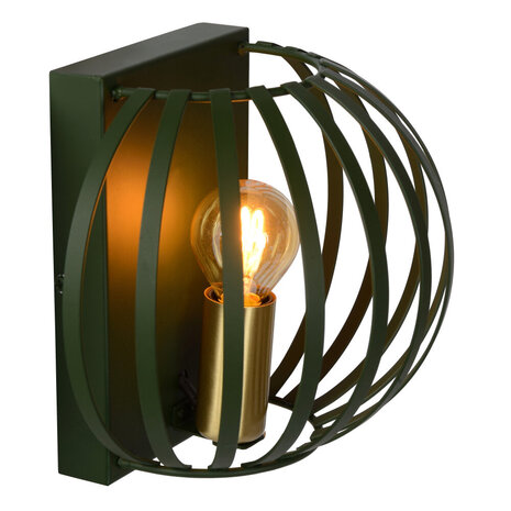 Lucide MANUELA - Wandlamp - 1xE14 - Groen Lucide MANUELA - Wandlamp - 1xE14 - Groen