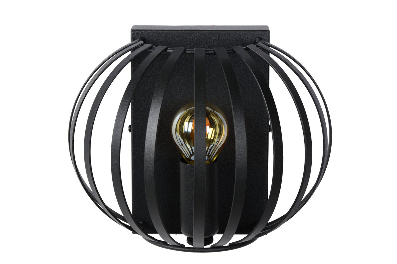 Lucide MANUELA - Wandlamp - 1xE14 - Zwart Lucide MANUELA - Wandlamp - 1xE14 - Zwart