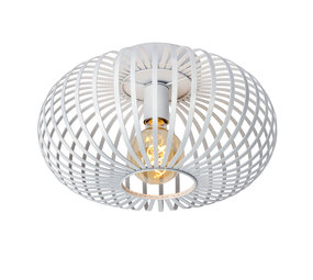Lucide MANUELA - Plafonnière - Ø 39,5 cm - 1xE27 - Wit Lucide MANUELA - Plafonnière - Ø 39,5 cm - 1xE27 - Wit