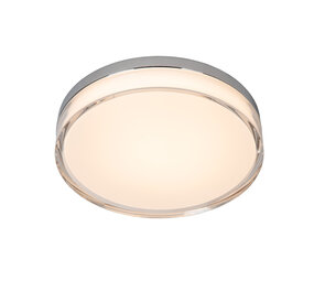 Lucide PLANO - Plafonnière Badkamer - Ø 28 cm - LED Dimb. - CCT - 1x16W 2700K/4000K - IP44 - Opaal Lucide PLANO - Plafonnière Badkamer - Ø 28 cm - LED Dimb. - CCT - 1x16W 2700K/4000K - IP44 - Opaal