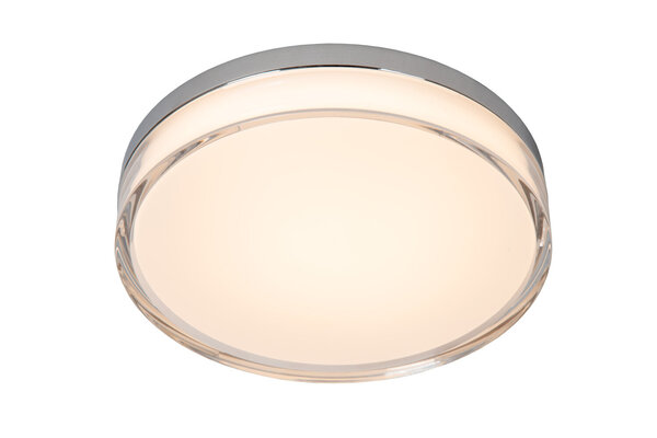 Lucide PLANO - Plafonnière Badkamer - Ø 28 cm - LED Dimb. - CCT - 1x16W 2700K/4000K - IP44 - Opaal Lucide PLANO - Plafonnière Badkamer - Ø 28 cm - LED Dimb. - CCT - 1x16W 2700K/4000K - IP44 - Opaal